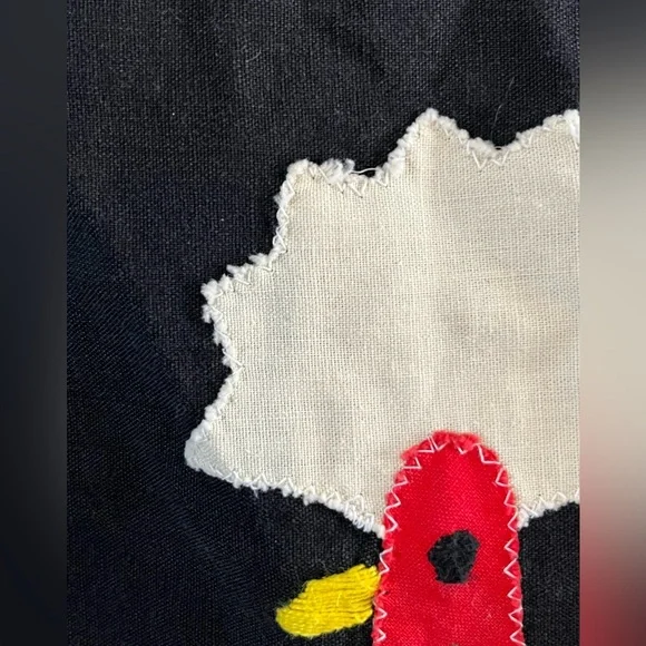 Colorful Hand Embroidered Apron - Picture 6 of 6